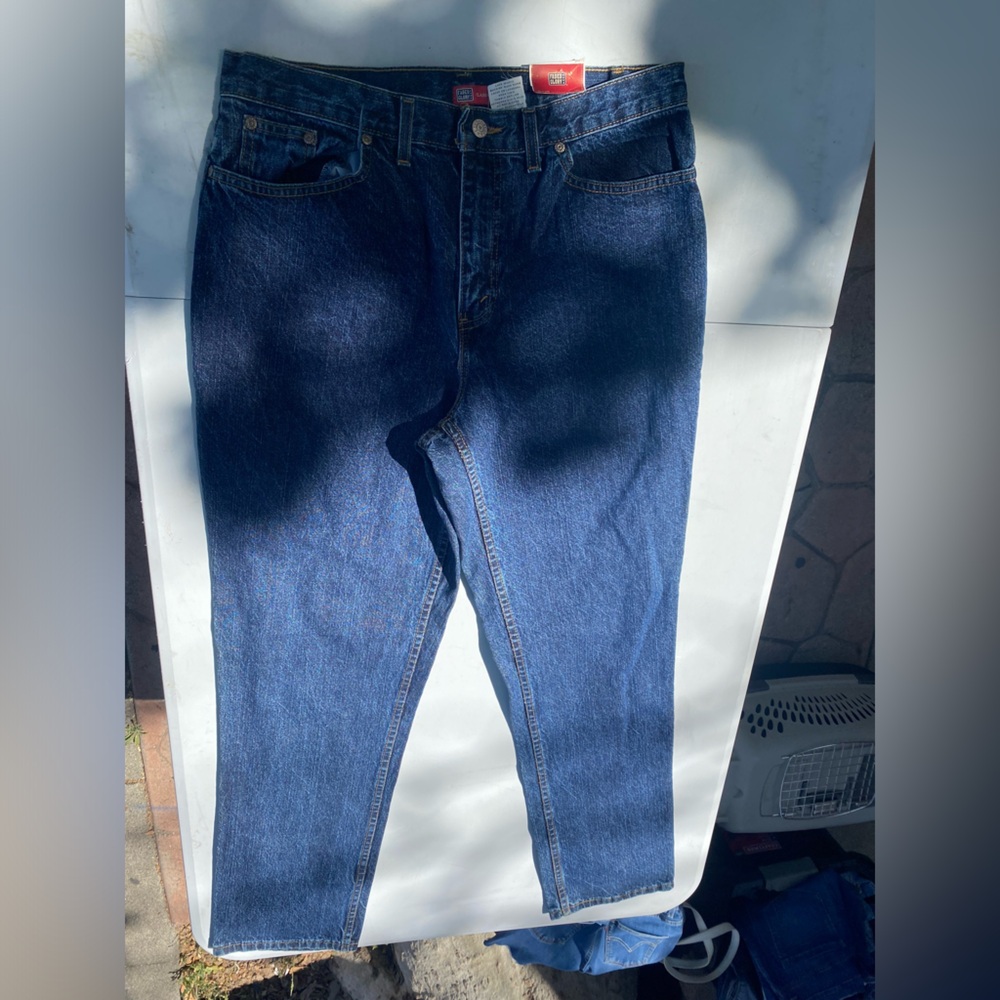 Faded Glory Dark Blue Denim Jeans